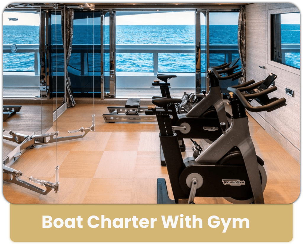 Boat Charter With Gym